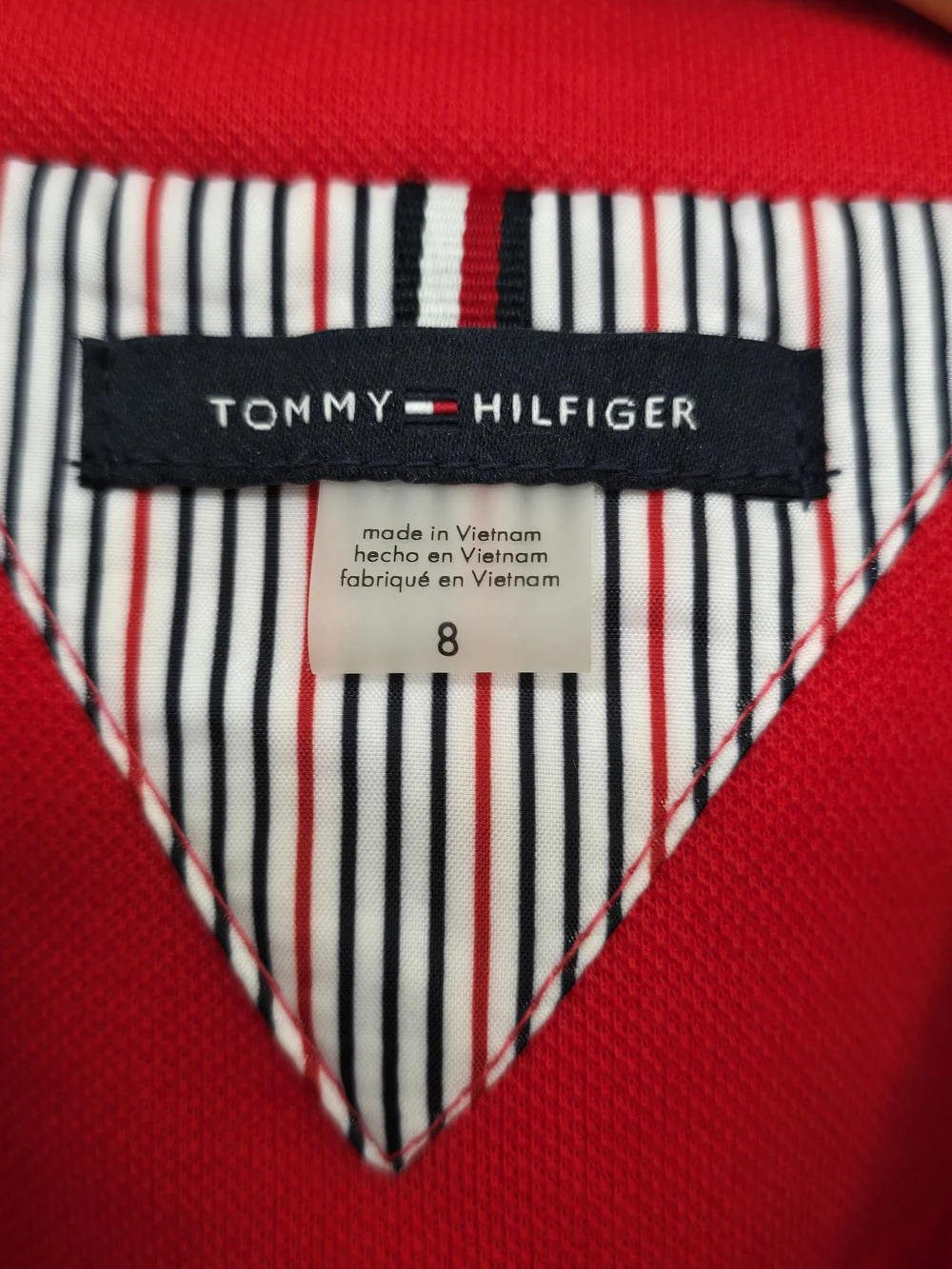 Tommy Hilfiger Bright Red Tailored Blazer & Slim Pants Set
